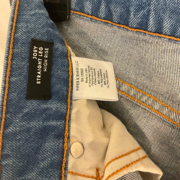 Veronica Beard Jeans, Joey High-Rise, Straight Leg Size 28 - Picture 4 of 6